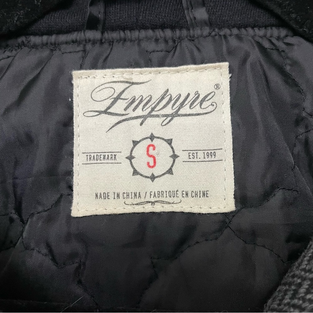Empyre Long Sleeve Black&Gary Hooded Women’s Jacket Size S - Picture 9 of 10